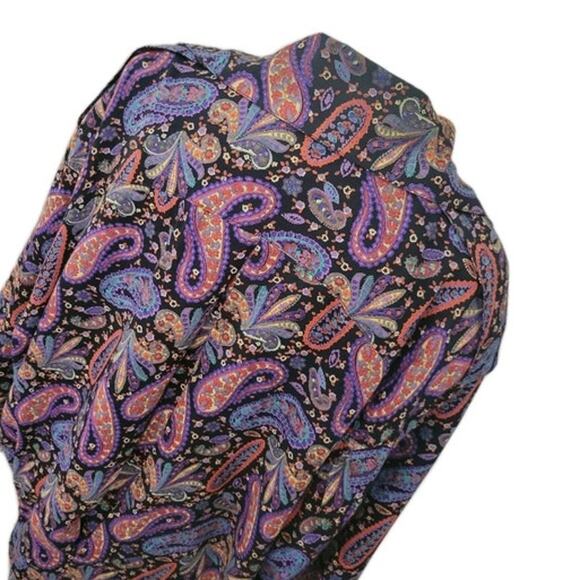 Howard Wolf Vintage Paisley Print Jacket, Women's Size XL Boho Retro Chic Art‎ - Picture 9 of 14